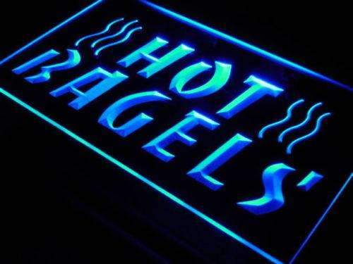 Hot Bagels LED Light Sign - LED Gift Works