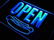 Hot Dogs Open LED Light Sign - LED Gift Works