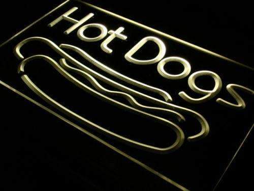 Hot Dogs Shop LED Light Sign - LED Gift Works