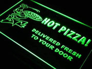 Hot Pizza Delivery LED Light Sign - LED Gift Works
