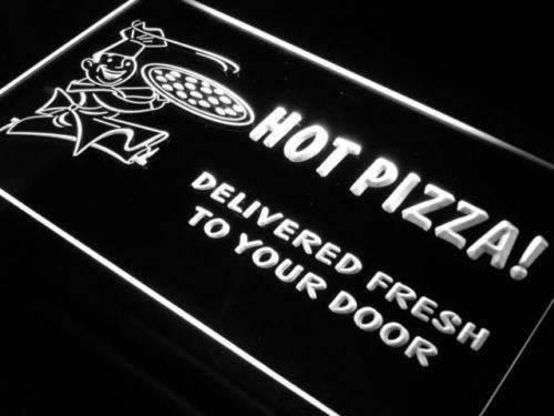 Hot Pizza Delivery LED Light Sign - LED Gift Works