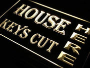 House Keys Key Cutting LED Light Sign - LED Gift Works