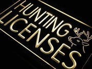 Hunting Licenses LED Light Sign - LED Gift Works