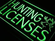Hunting Licenses LED Light Sign - LED Gift Works