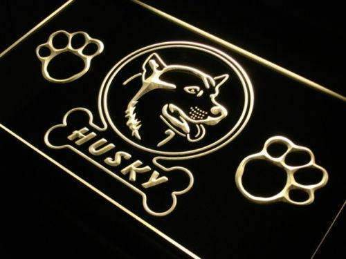 Husky LED Light Sign - LED Gift Works