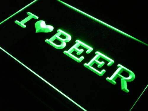 I Love Beer LED Light Sign - LED Gift Works