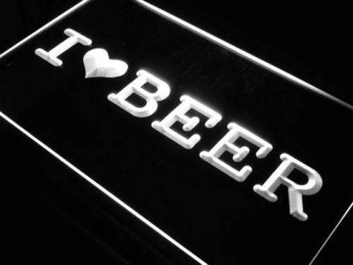 I Love Beer LED Light Sign - LED Gift Works