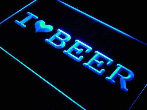 I Love Beer LED Light Sign - Way Up Gifts