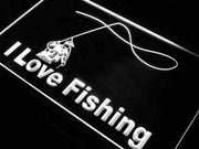 I Love Fishing LED Light Sign - LED Gift Works