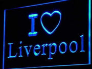 I Love Liverpool LED Light Sign - LED Gift Works