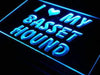 I Love My Basset Hound LED Light Sign - Way Up Gifts