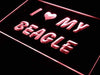 I Love My Beagle LED Light Sign - Way Up Gifts
