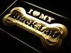 I Love My Black Labrador Retriever LED Light Sign - Way Up Gifts