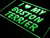 I Love My Boston Terrier LED Light Sign - Way Up Gifts