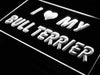 I Love My Bull Terrier LED Light Sign - Way Up Gifts