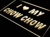 I Love My Chow Chow Dog LED Light Sign - Way Up Gifts