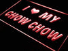 I Love My Chow Chow Dog LED Light Sign - Way Up Gifts