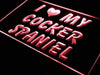 I Love My Cocker Spaniel LED Light Sign - Way Up Gifts