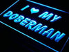 I Love My Doberman Dog LED Light Sign - Way Up Gifts
