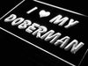 I Love My Doberman Dog LED Light Sign - Way Up Gifts
