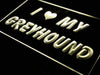 I Love My Greyhound LED Light Sign - Way Up Gifts