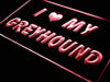 I Love My Greyhound LED Light Sign - Way Up Gifts