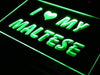 I Love My Maltese LED Light Sign - Way Up Gifts