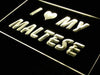 I Love My Maltese LED Light Sign - Way Up Gifts