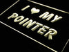 I Love My Pointer Dog LED Light Sign - Way Up Gifts