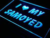 I Love My Samoyed Dog LED Light Sign - Way Up Gifts