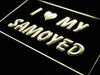 I Love My Samoyed Dog LED Light Sign - Way Up Gifts