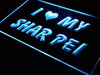 I Love My Shar Pei LED Light Sign - Way Up Gifts
