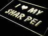 I Love My Shar Pei LED Light Sign - Way Up Gifts