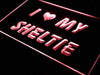 I Love My Sheltie Shetland Sheepdog LED Light Sign - Way Up Gifts