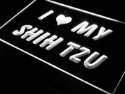 I Love My Shih Tzu LED Light Sign - LED Gift Works