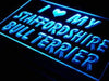 I Love My Staffordshire Bull Terrier LED Light Sign - Way Up Gifts