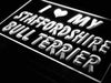 I Love My Staffordshire Bull Terrier LED Light Sign - Way Up Gifts