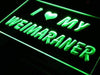 I Love My Weimaraner LED Light Sign - Way Up Gifts