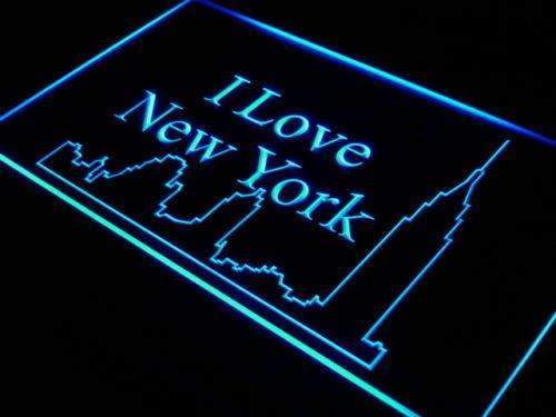 I Love New York LED Light Sign - Way Up Gifts