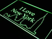 I Love New York LED Light Sign - LED Gift Works