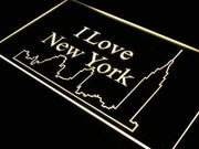 I Love New York LED Light Sign - LED Gift Works