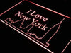 I Love New York LED Light Sign - Way Up Gifts