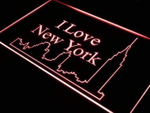 I Love New York LED Light Sign - Way Up Gifts
