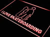 I Love Skateboarding LED Light Sign - Way Up Gifts