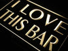 I Love This Bar LED Light Sign - Way Up Gifts