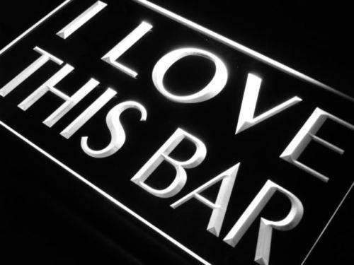 I Love This Bar LED Light Sign - Way Up Gifts