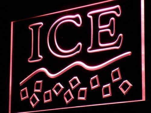 Ice Bags LED Light Sign - LED Gift Works