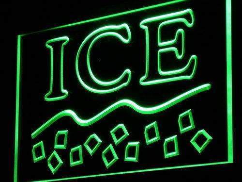 Ice Bags LED Light Sign - LED Gift Works