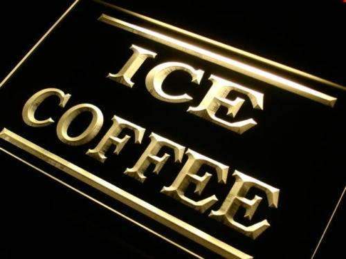 Ice Coffee LED Light Sign - Way Up Gifts