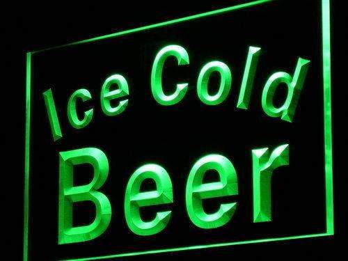 Ice Cold Beer LED Light Sign - Way Up Gifts